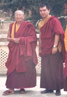 Kenchen Pema Tsewang and H.E. Dzogchen Rinpoche